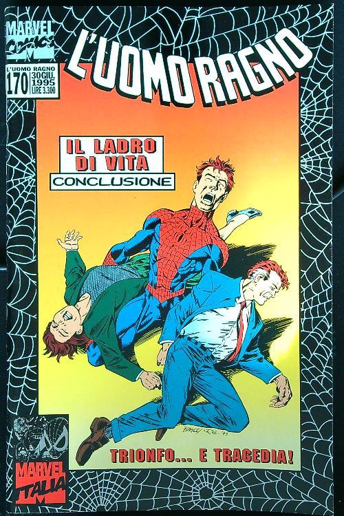 L' uomo ragno 170/ 30 giugno 1995 - copertina