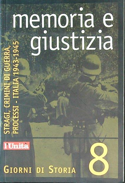 Memoria e giustizia - copertina