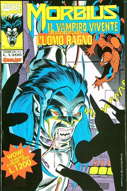 Morbius 3/dicembre 1993 - copertina
