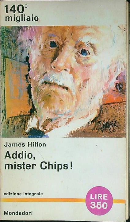 Addio, mister Chips! - James Hilton - copertina