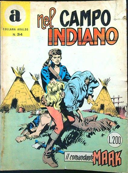 Il comandante Mark: Nel campo indiano - copertina