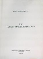 La questione rosminiana
