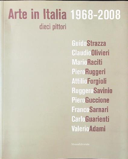 Arte in Italia 1968-2008 dieci pittori - copertina