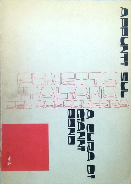 Appunti sul fumetto italiano del dopoguerra