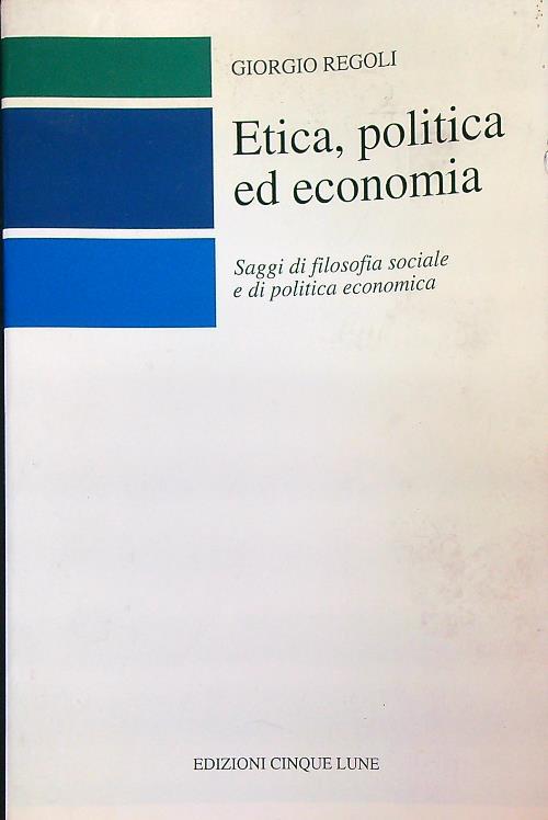 Etica, politica ed economia