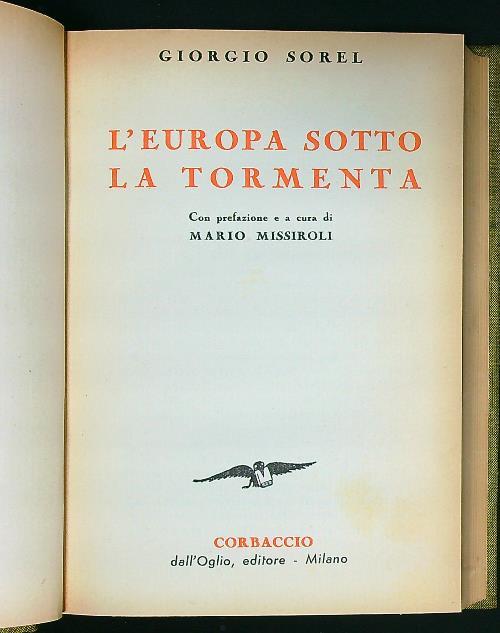L' Europa sotto la tormenta