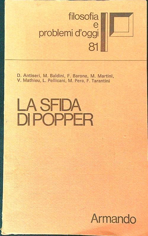 La sfida di Popper - copertina