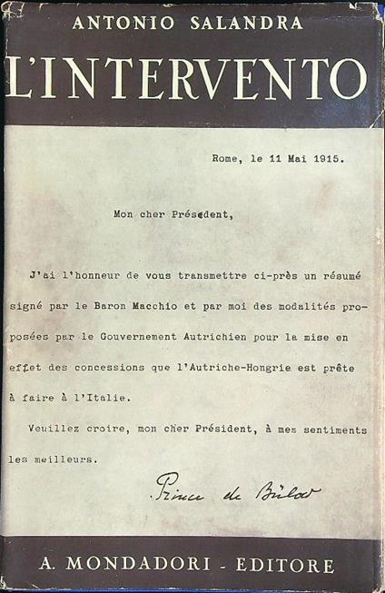 L' intervento - copertina
