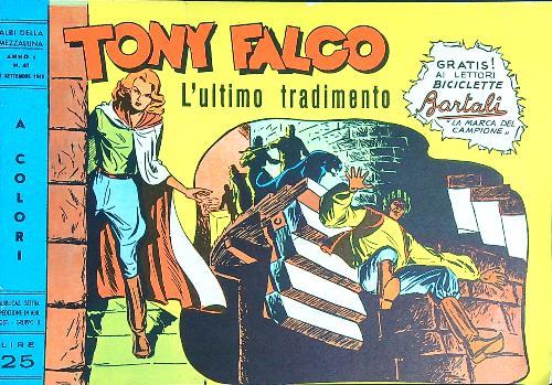 Tony Falco n. 41 - L'ultimo tradimento - copertina