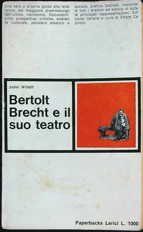 Bertolt Brecht e il suo teatro - John Willett - copertina