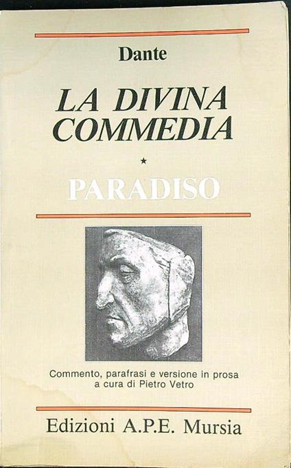 La divina commedia - Paradiso - Dante Alighieri - copertina
