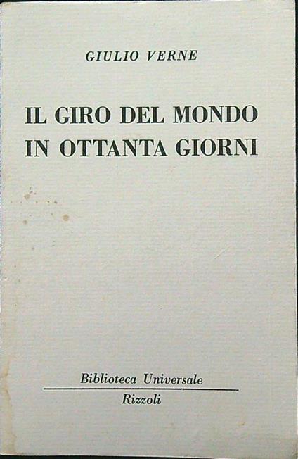 Il giro del mondo in ottanta giorni - Jules Verne - copertina
