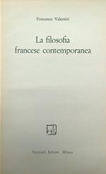 La filosofia francese contemporanea
