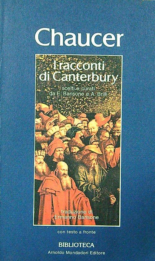 I racconti di Cantebury - Geoffrey Chaucer - copertina