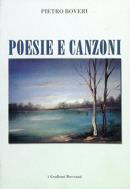 Poesie e canzoni - Pietro Boveri - copertina