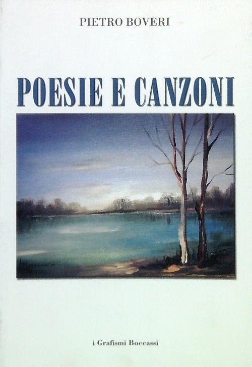 Poesie e canzoni - Pietro Boveri - copertina