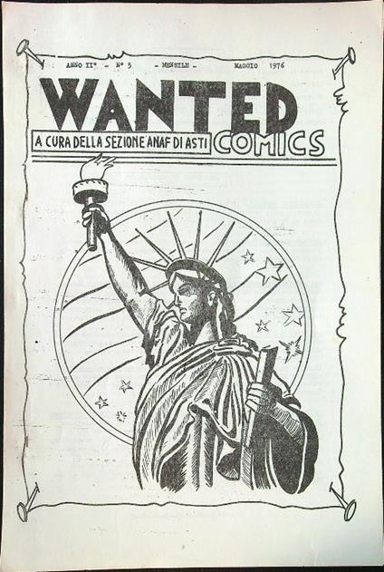 Wanted n. 5/maggio 1976 - copertina