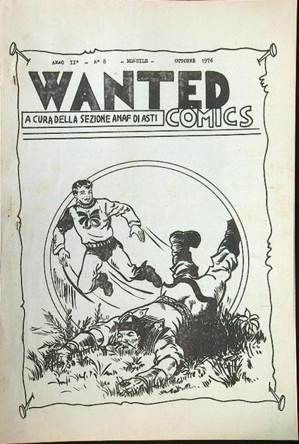 Wanted n. 8/ottobre 1976 - copertina