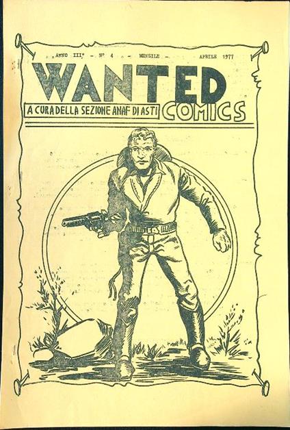 Wanted n. 4/aprile 1977 - copertina