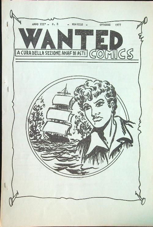 Wanted n. 8/ottobre 1977 - copertina