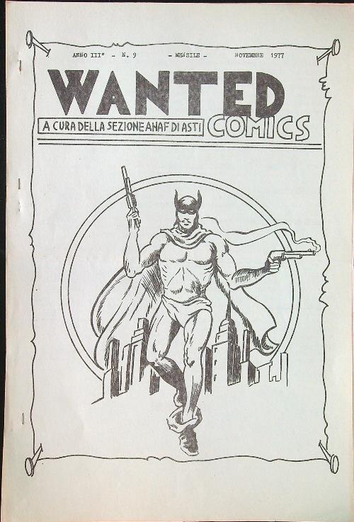 Wanted n. 9/novembre 1977 - copertina