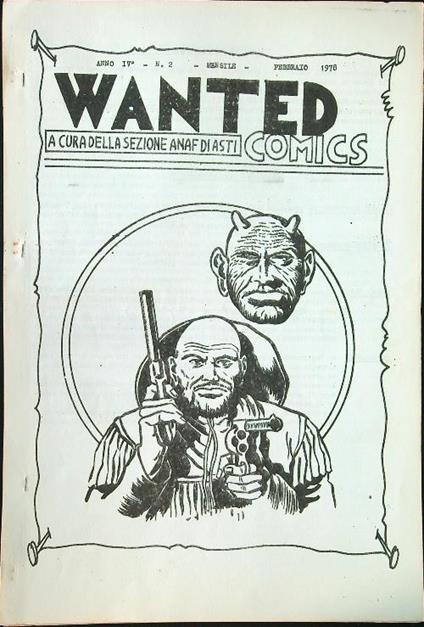 Wanted n. 2/febbraio 1978 - copertina