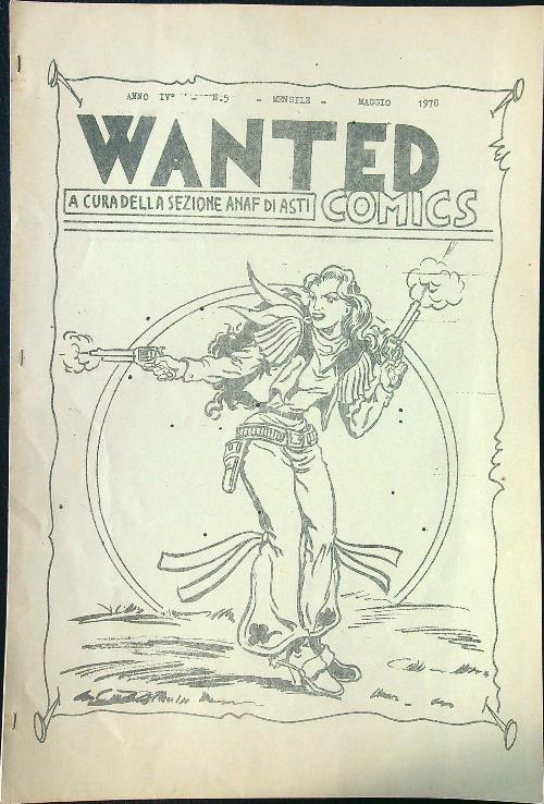 Wanted n. 5/maggio 1978 - copertina