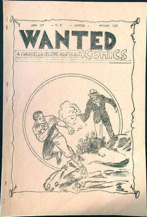 Wanted n. 8/ottobre 1978 - copertina