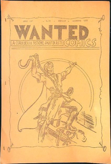Wanted n. 10/dicembre 1978 - copertina