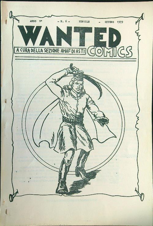 Wanted n. 6/giugno 1979 - copertina