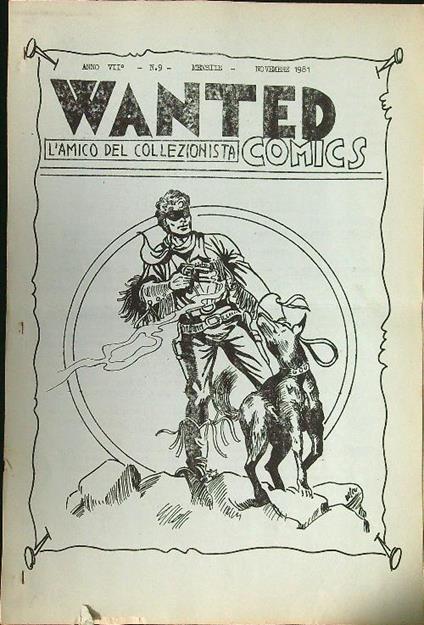 Wanted n. 9/novembre 1981 - copertina