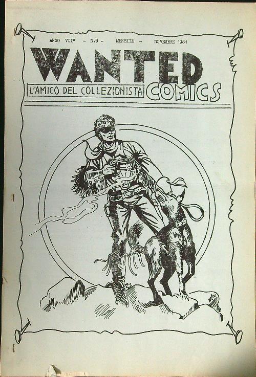 Wanted n. 9/novembre 1981 - copertina