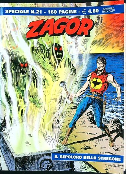 Zagor special n. 21 - Il sepolcro dello stregone - copertina