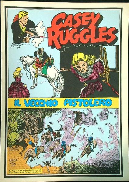 Casey Ruggles Il vecchio pistolero - copertina