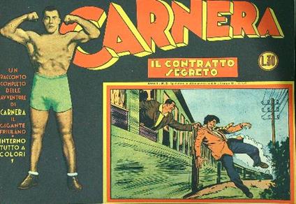 Carnera Il contratto segreto - copertina