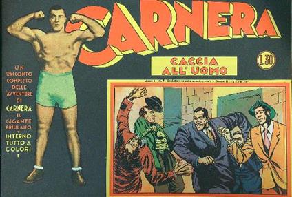 Carnera Caccia all'uomo - copertina