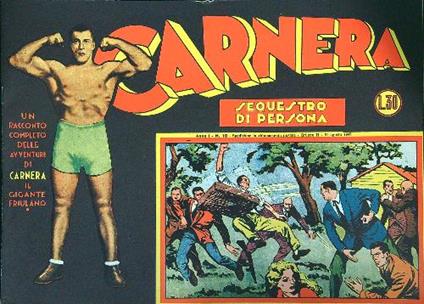 Carnera Sequestro di persona - copertina