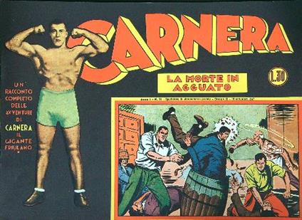 Carnera La morte in agguato - copertina