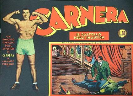 Carnera Il castello degli Shauten - copertina