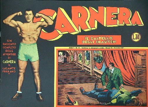 Carnera Il castello degli Shauten - copertina