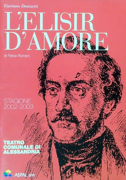 Teatro Comunale di Alessandria 2002/03 - L'elisir d'amore - copertina