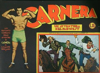 Carnera Un'avventura nel Far-West - copertina