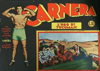 Carnera L'oro di Tucuman - copertina