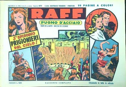 Raff I prigionieri del cielo - copertina