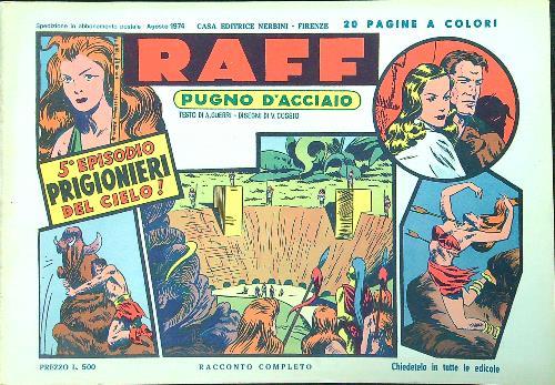 Raff I prigionieri del cielo - copertina
