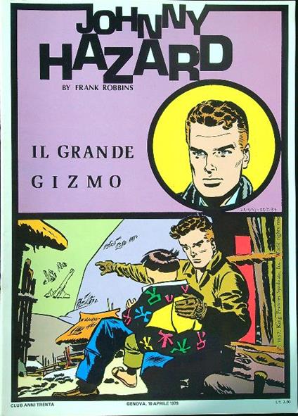 Johnny Hazard Il grande Gizmo - copertina