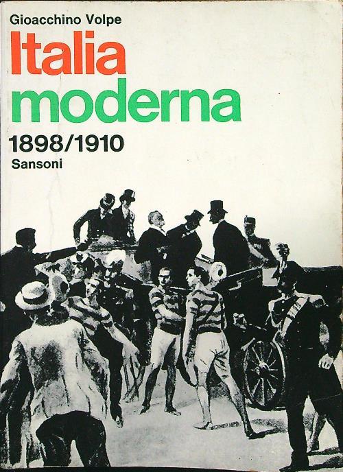 Italia moderna 1898/1910 - Gioacchino Volpe - copertina