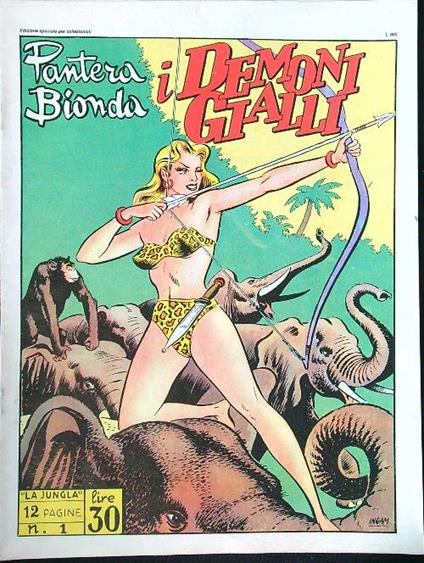 Pantera Bionda dal n. 1 al n. 108 - copertina