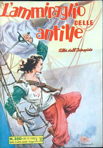 L' ammiraglio delle Antille - copertina