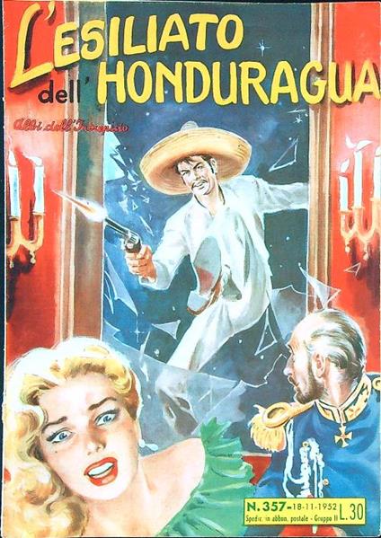 L' esiliato dell'Honduragua - copertina